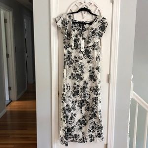 NWT, high low, satin like material, perfect for bridal shower